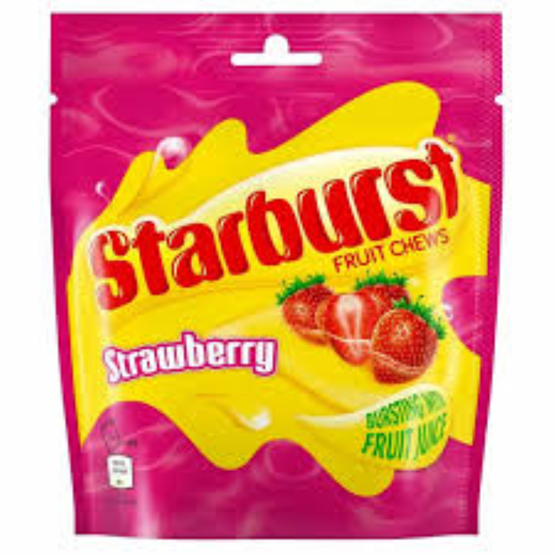STARBURST STRAWBERRY FRUIT CHEWS 138G